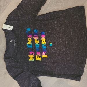 Long sleeve boxy tee
